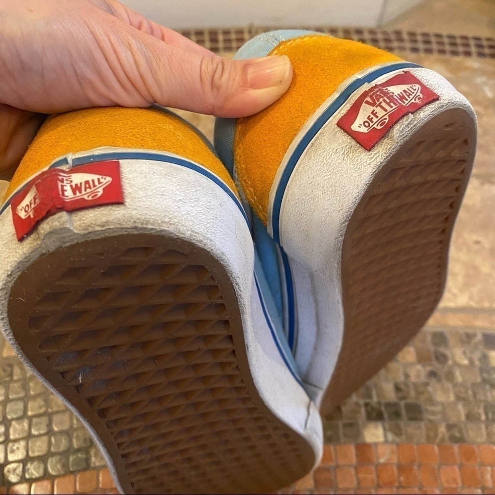 VANS Color Block Multi-Color Shoes Size 8 - Picture 9 of 12